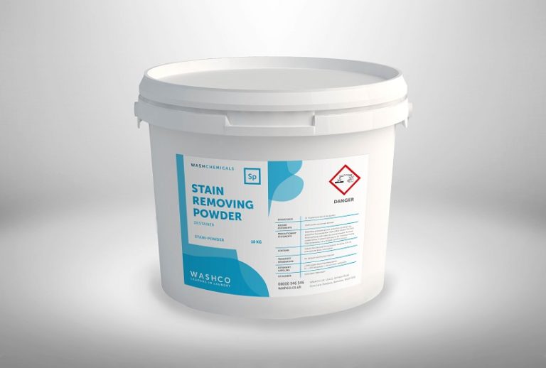 WASHCHEMICAL Stain Removing Powder WASHCO Commercial Laundry with